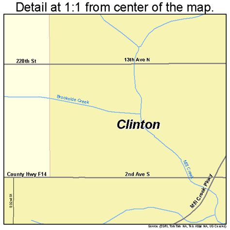 Clinton Iowa Street Map 1914430