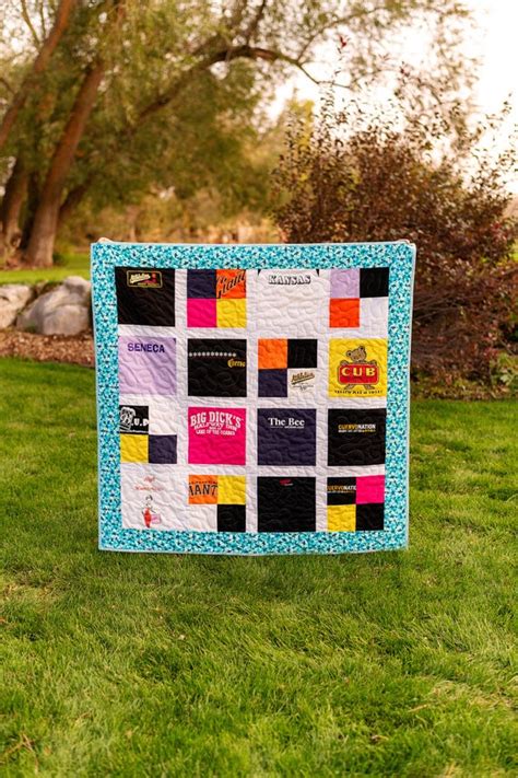 T Shirt Quilt Custom Handmade T Shirt Quilt T Shirt Blanket Etsy