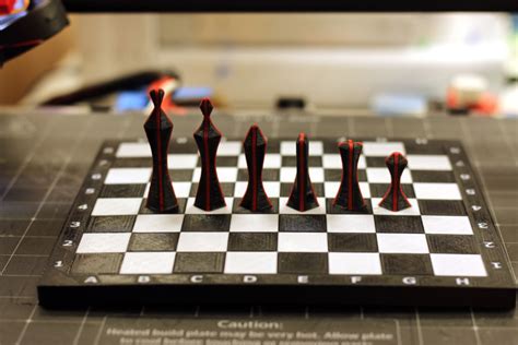Download Free Stl File Multi Color Chess Set • 3d Print Design ・ Cults