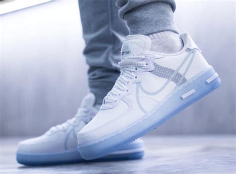 Que Vaut La Nike Air Force 1 React Qs Dimsix White Ice Cq8879 100