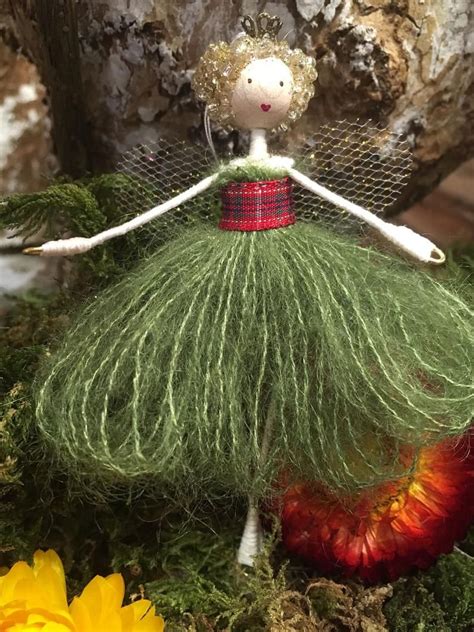 Fairyscottish Tartan Fairy Decorative Fairy For Girls Etsy