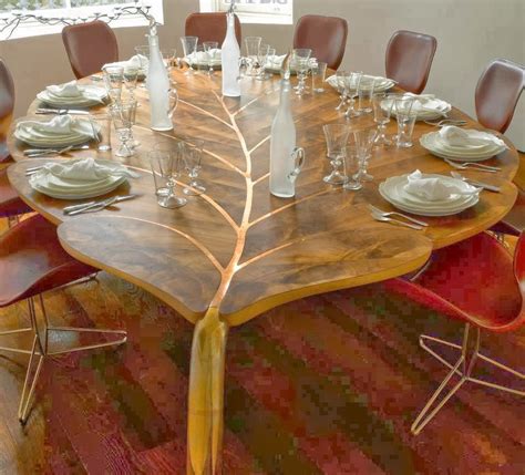 Arredim Shtëpie Beautiful Leaf Shaped Table