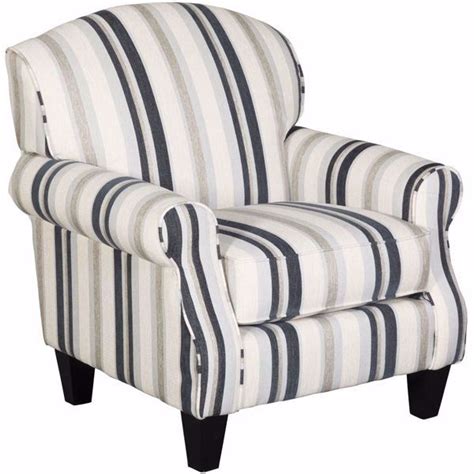 Hamptons Cobalt Stripe Accent Chair By Fusion Furnitureafw Stripe