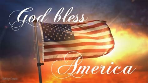 4th July God Bless America Video Flag Banner Template Postermywall