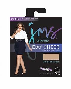 Just My Size Jms Regular Sheer Toe 4 Pack Suntan 3x Women 39 S