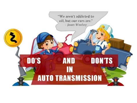 Pptx An Infographic On Dos And Donts In Auto Transmission Hot Sex Picture