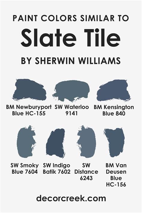 Slate Tile SW 7624 Paint Color By Sherwin Williams