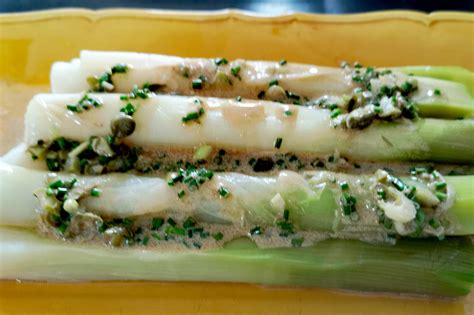 Masculinité les restes Ruisseau poireaux vinaigrette sans cocotte