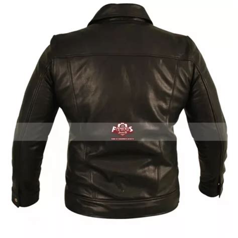 Red 2 Bruce Willis Frank Moses Black Leather Jacket Famous Jackets
