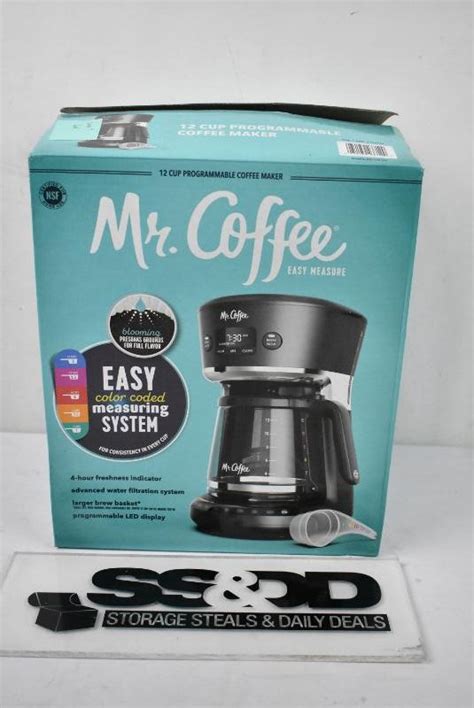 Mr Coffee Easy Measure 12 Cup Programmable Coffee Maker Works