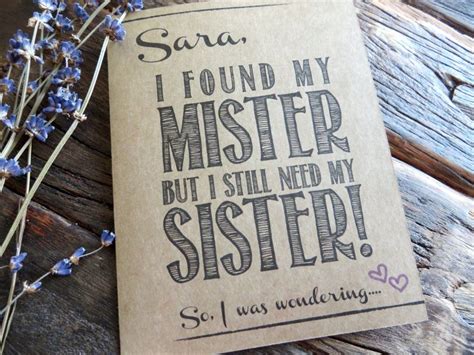 I Found My Mister But Still Need My Sister Maid Of Honor Etsy