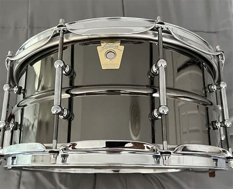 Ludwig Black Beauty 65 X14 Snare Drum Tube Lugs P86 2000s Reverb