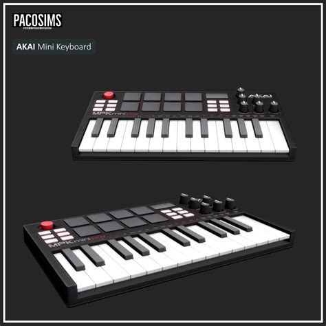 Akai Mini Keyboard Decor High Poly And One Swatch For More You Can