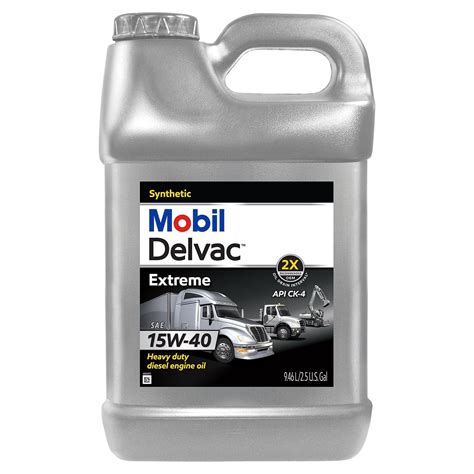 Mobil Delvac Extreme Heavy Duty Full Synthetic Diesel Engine Oil 15w 40 25 Gal