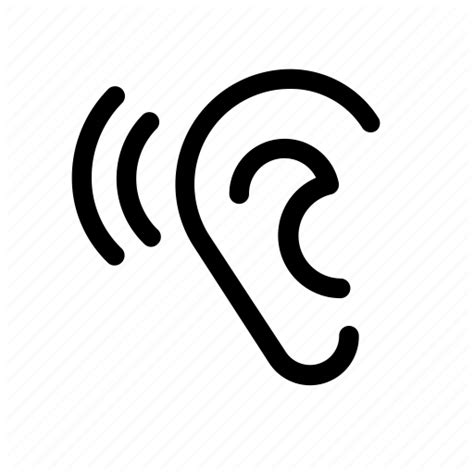 Audio Hear Listen To Listening Regard Icon