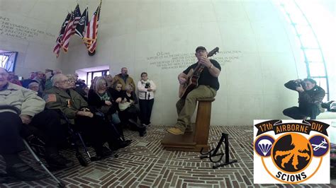 17th Airborne Scions Mark Chernek Singing The High Price Of Freedom