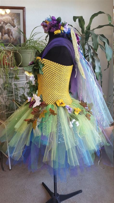 Adult Spring Woodland Fairy Tutu Renaissance Dress Costume