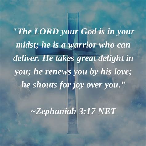 The Lord Your God Is In Your Midst He Is A Warrior Who Can Deliver