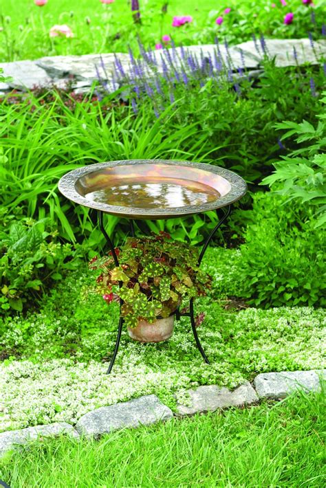 Take inspiration for the perfect christmas fireplace decor, that include various themes & traditional styles. 2-Tier Copper Flamed Bird Bath | Easy garden, Bird bath ...
