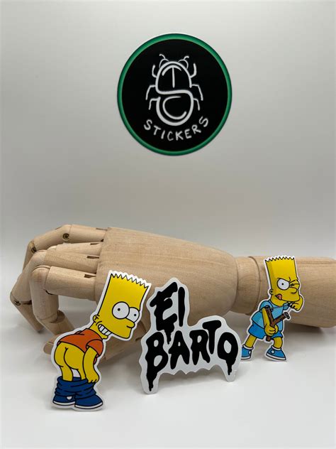 Bart Simpson Sticker Pack 3 Stickers Etsy