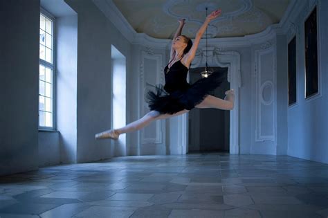 Ballet Dancer Performing Leap In Mid Air Photograph By Kathrin Ziegler