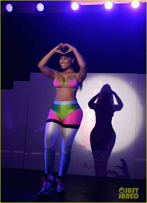 Nicki Minaj Shows Off Killer Curves In Neon Spandex Photo Bebe Rexha David Guetta