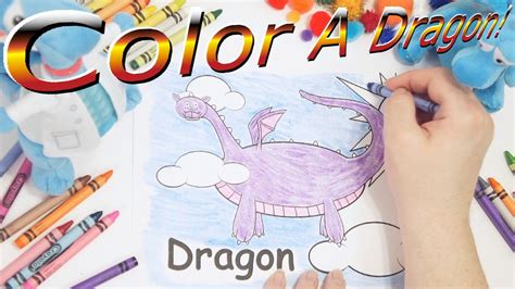 Download Let's Color a Dragon - Learn Colors with Crayon Coloring ...
