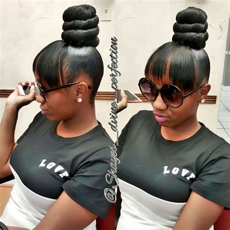 10 Top Knot Bun With Bangs Fashion Style