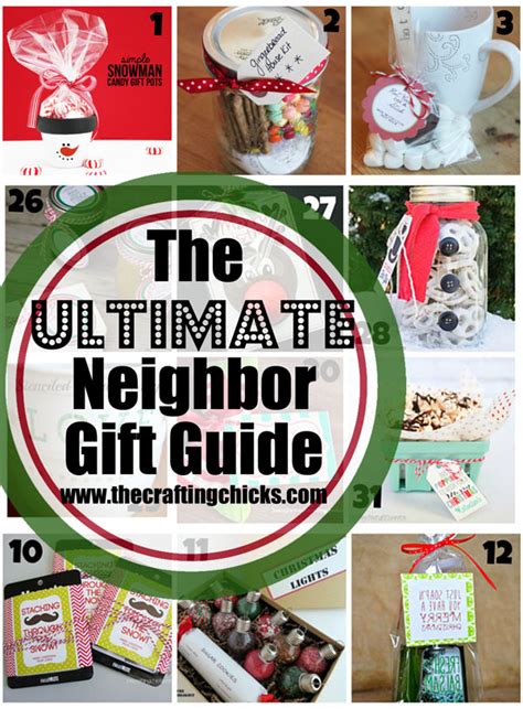 Here's 10 simple christmas neighbor gift ideas that are inexpensive, simple, and practical. Favorite Handmade Christmas Gifts - The Crafting Chicks