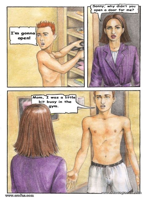 Page Drawingincest Comics Mom And Son Have Sexual Training