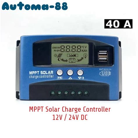 Jual MPPT 40A Solar Charge Controller SCC 40 Ampere PLTS Battery