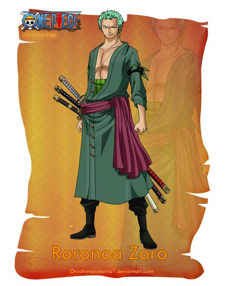 Roronoa Zoro By Orochimarusama1 On Deviantart