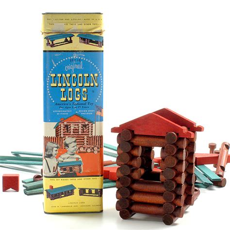 Lincoln Logs The Strong National Museum Of Play