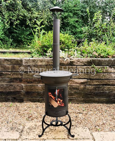 Hellfire Blaze Outdoor Bbq Stove Garden Patio Heater Cast Iron