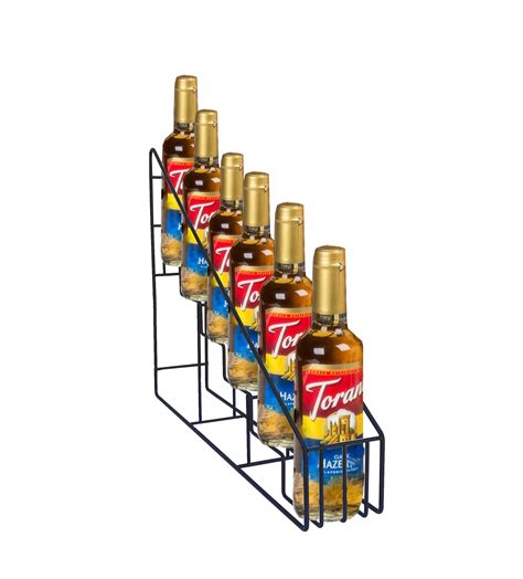 Coffee Syrup Bottle Wire Rack Bottle Glorifier Display Stand Rack Liquor Display Ebay