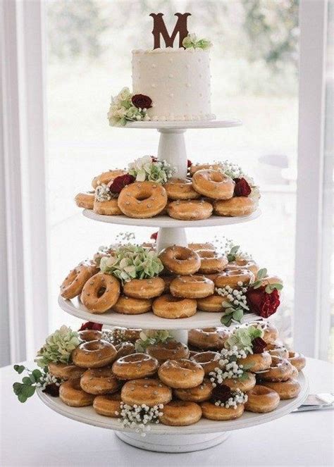 You Have To See The Adorable Wedding Donut Bar Ideas Roses Rings