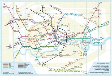 Mapa del metro de londres (es); HOME.work: REAL LONDON TUBE MAP