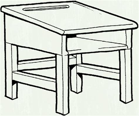 School Desk Drawing At Explore Collection Of