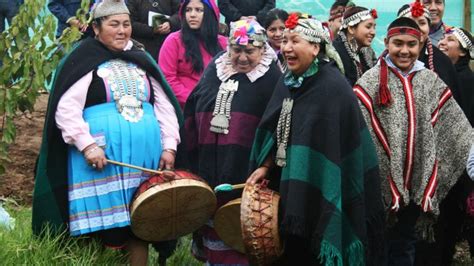 Los Mapuches Indígenas Fuertemente Arraigados A Su Tierra