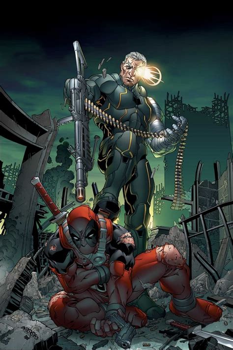 Cable Vs Deadpool By Patrick Zircher Arte Dc Comics Bd Comics Marvel