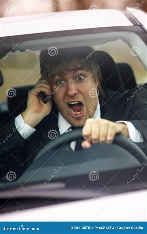 Driving Stock Image Image Of Mobile Cell Dangerous 30413575