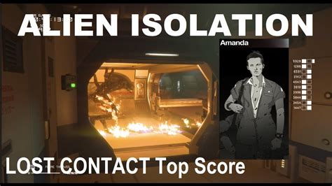 Alien Isolation Survivor Mode Lost Contact Top Score Completed And No