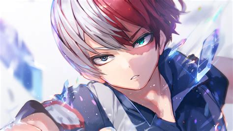 Anime Boy Red And White Hair Wallpapers Wallpaper Cave