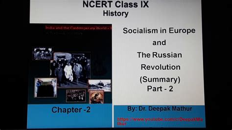 The Russian Revolution Summary Part2 Class Ix Ncert History By Dr