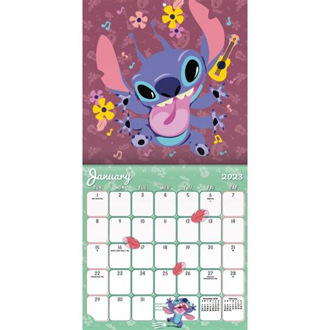 Disney Stitch 2023 Wall Calendar