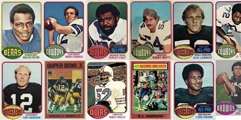 But there are 1987 topps baseball cards with some value. 1976 Topps Football Cards - 12 Most Valuable - Wax Pack Gods