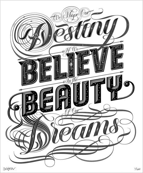 25 Beautiful Yet Inspiring Typography Design Quotes Best Poster Collection