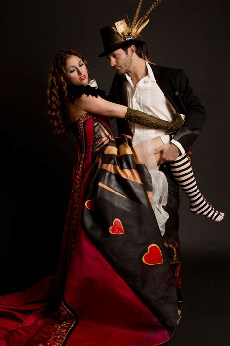 seduction of the queen of hearts by the mad hatter costume design by anne shackelford austin