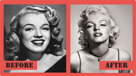 Look At Marilyn Monroe Plastic Surgery Marilyn Monroe Plastic Surgery Before And After