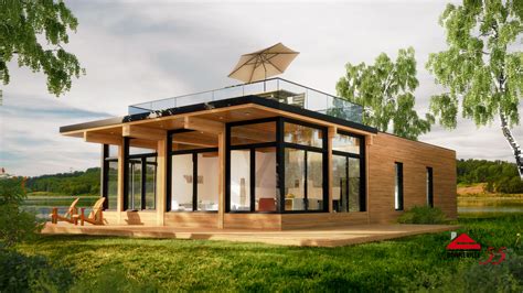🏠 Micro Natur ©️ Maisons Bonneville Prefab Cabins Prefab Homes Prefab